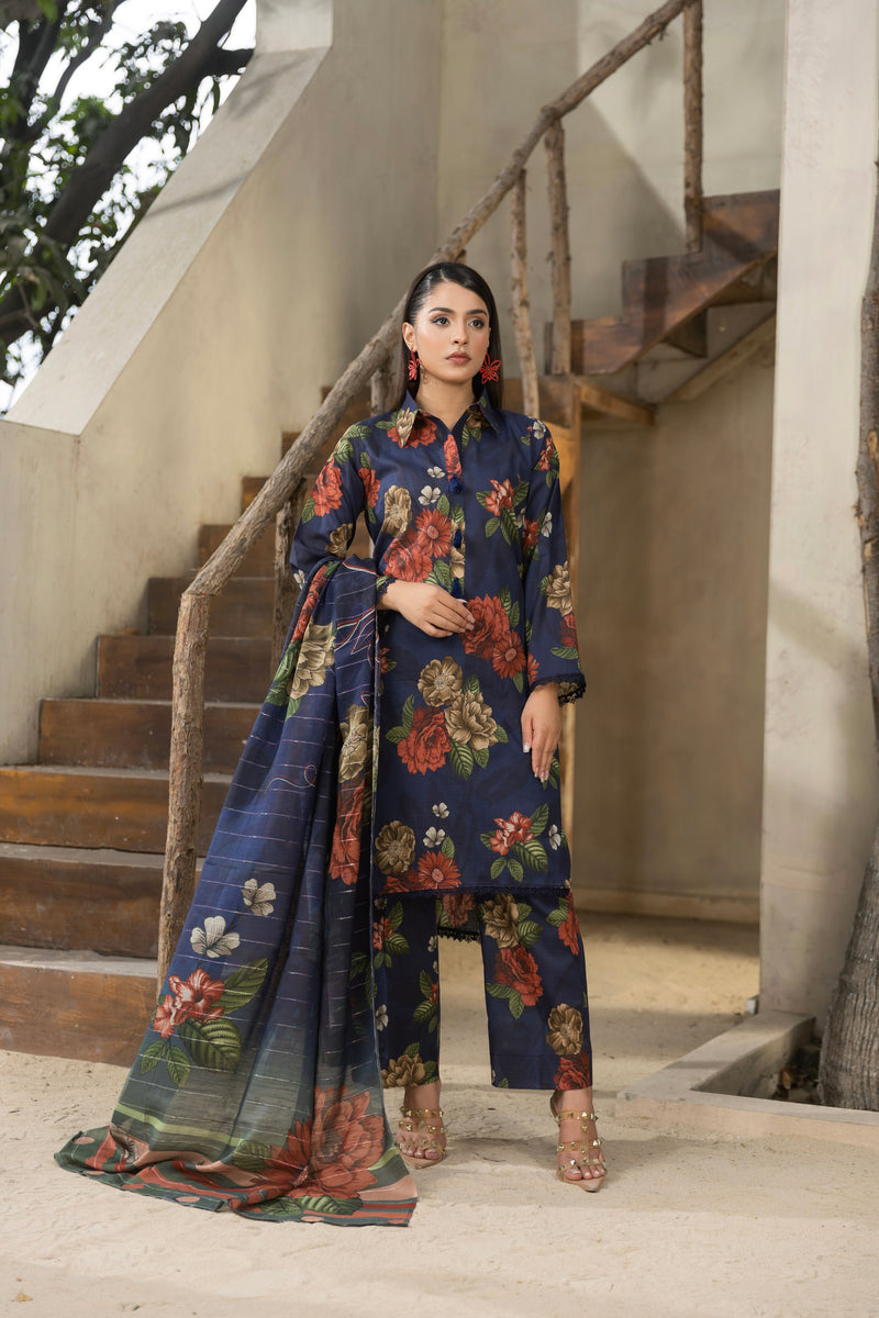 MEHRALIA - 3 PC UNSTITCHED