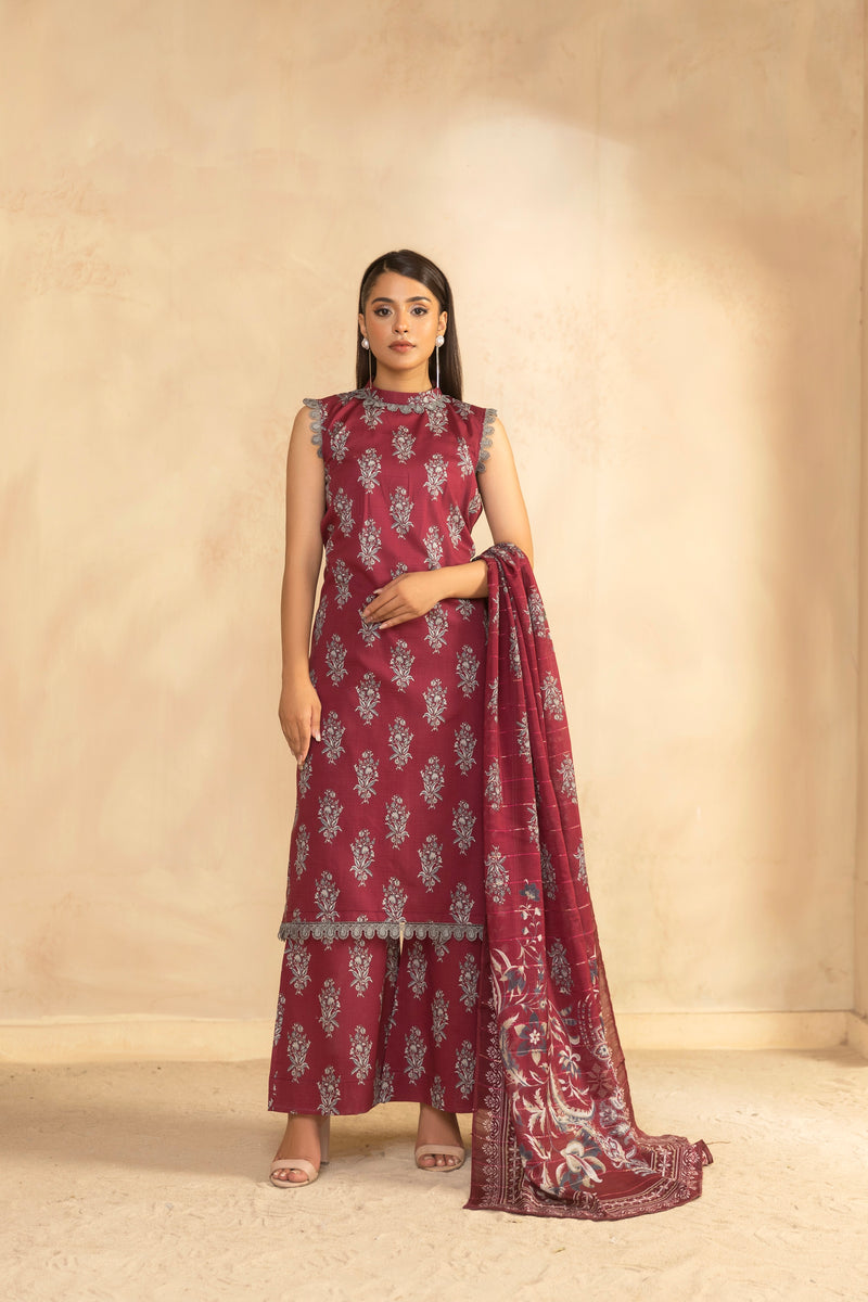 ZAYNEERA - 3 PC UNSTITCHED