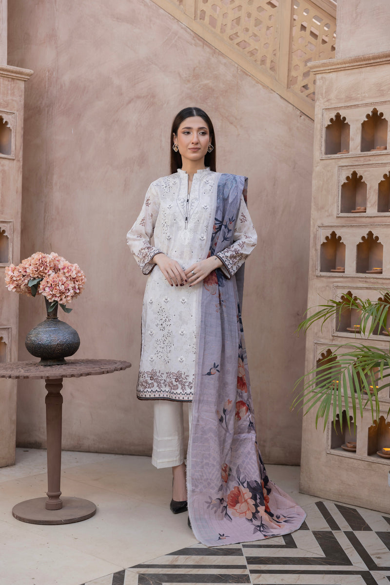 AYFARA - 3 PC UNSTITCHED