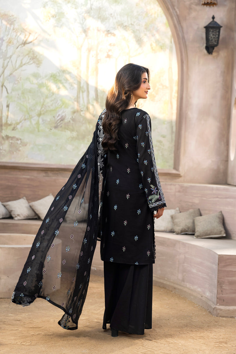 ELVINA - 3 PC UNSTITCHED