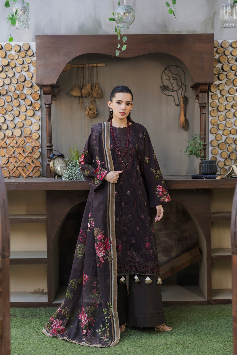 HANIYA - 3 PC UNSTITCHED