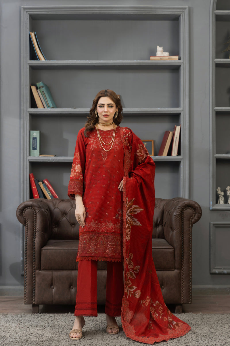 HAYA - 3 PC UNSTITCHED