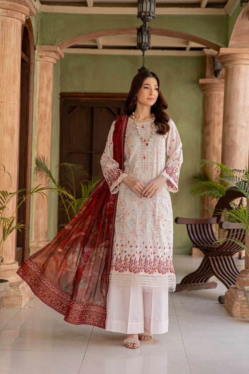 GULREENA - 3 PC UNSTITCHED