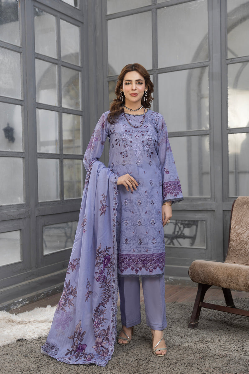 MAHEEN - 3 PC UNSTITCHED