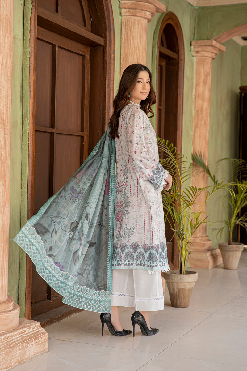 RESHVA - 3 PC UNSTITCHED