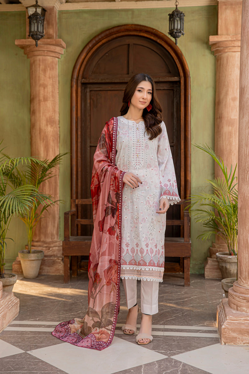 FLORESA - 3 PC UNSTITCHED