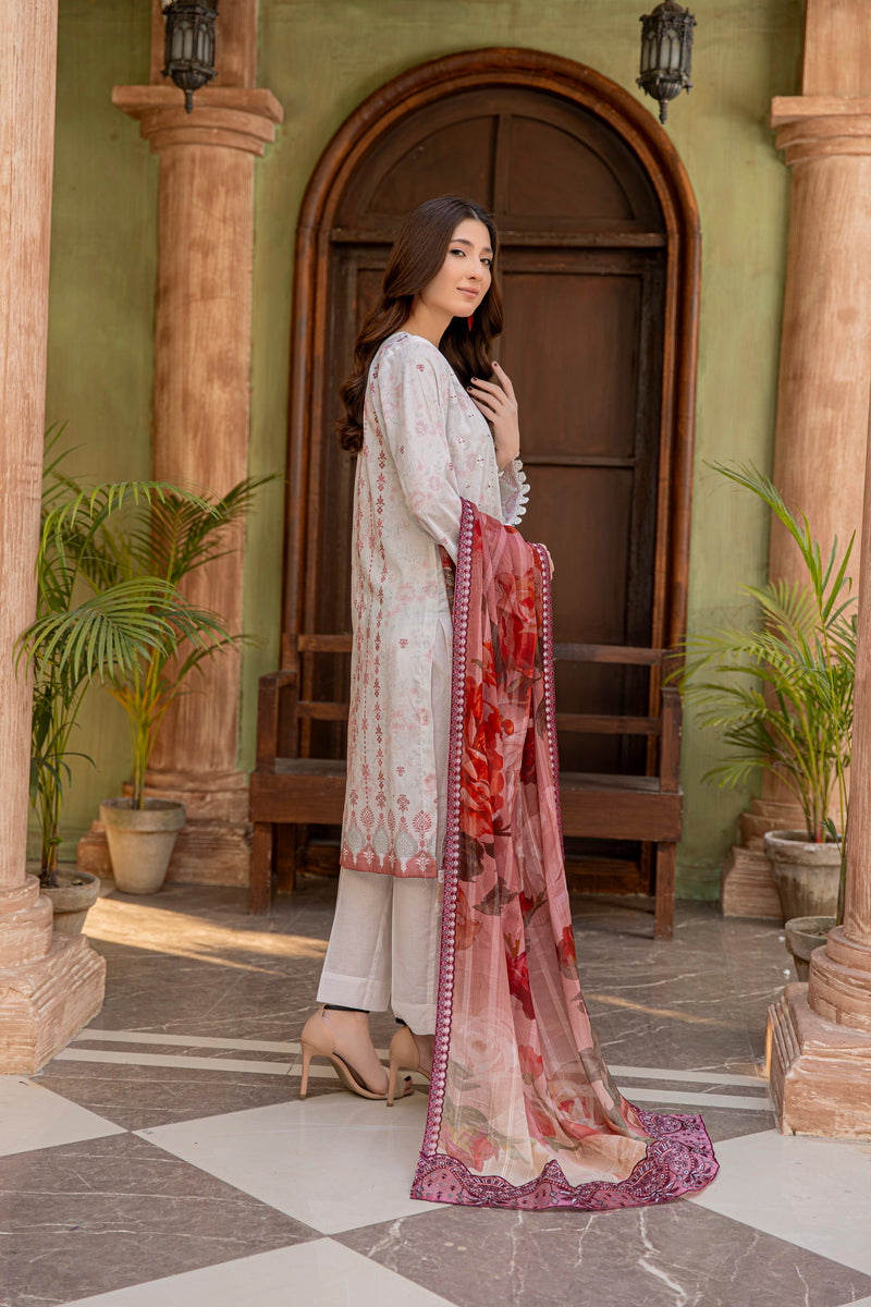 FLORESA - 3 PC UNSTITCHED