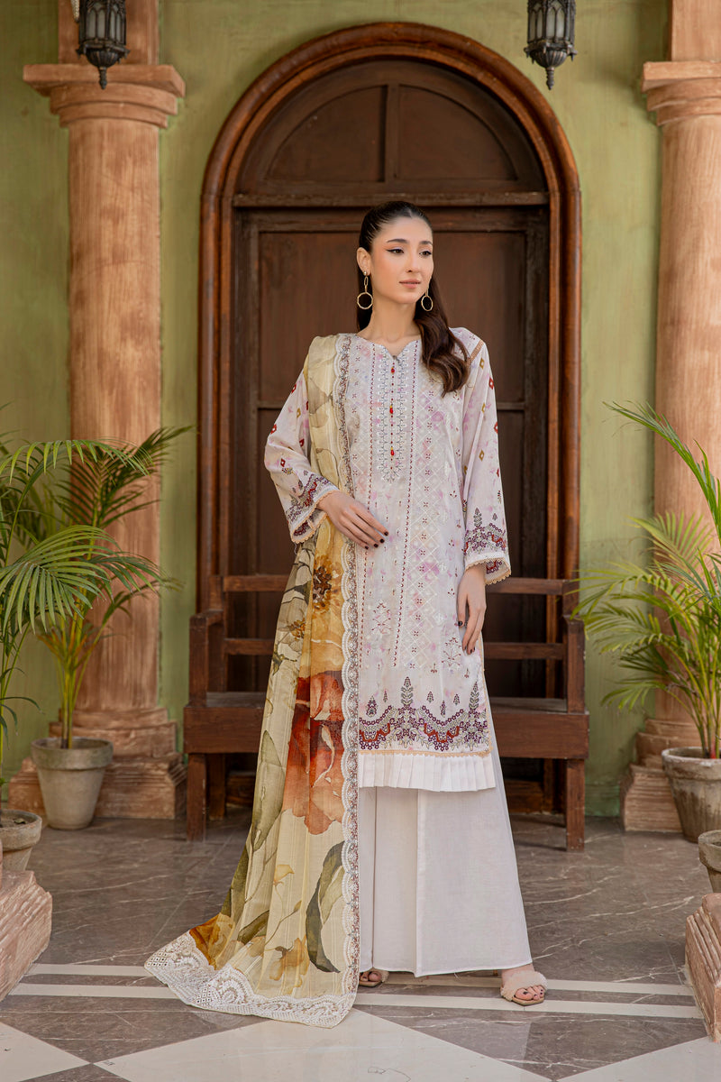 BREEZAQ - 3 PC UNSTITCHED