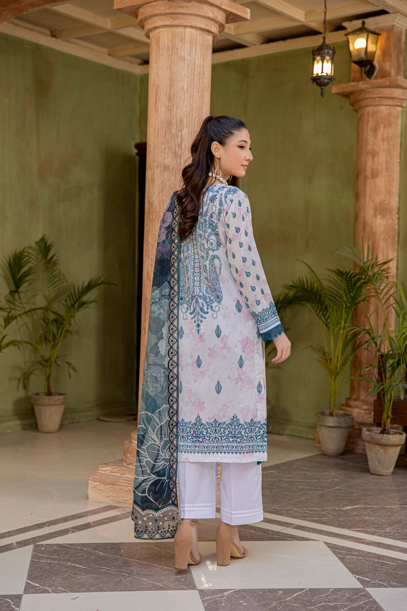 ZARVIA - 3 PC UNSTITCHED