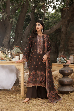 MINHAL - 3 PC UNSTITCHED