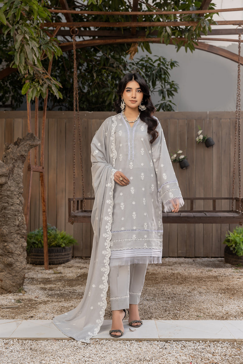 HUSNA - 3 PC UNSTITCHED