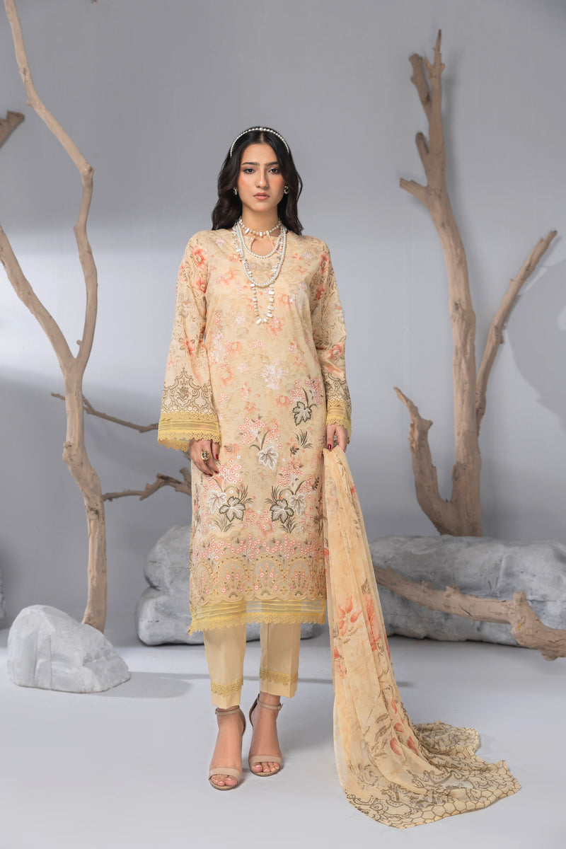 REFINED - 3 PC UNSTITCHED