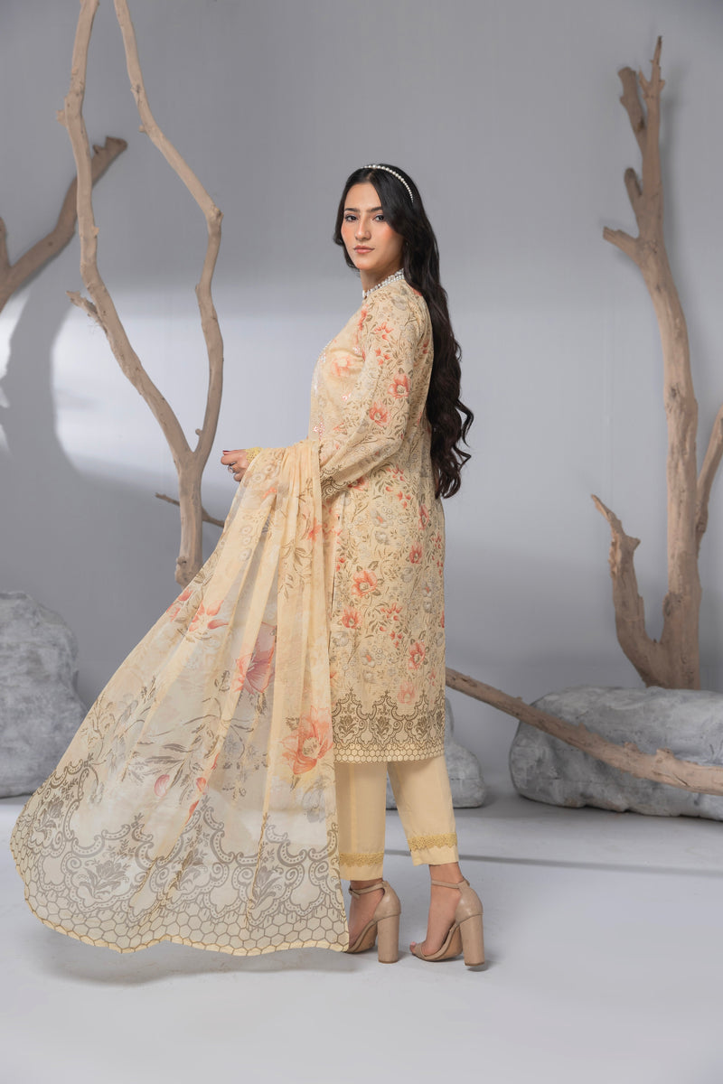 REFINED - 3 PC UNSTITCHED