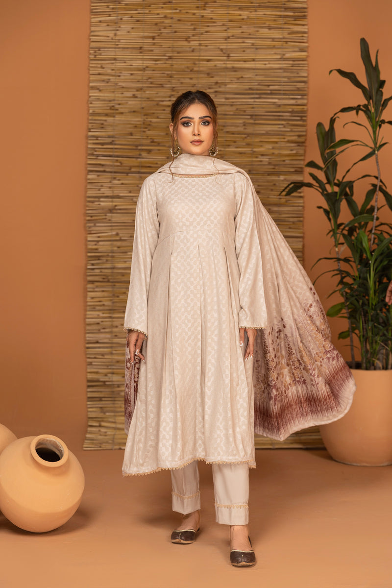 SAMAA - 3 PC UNSTITCHED