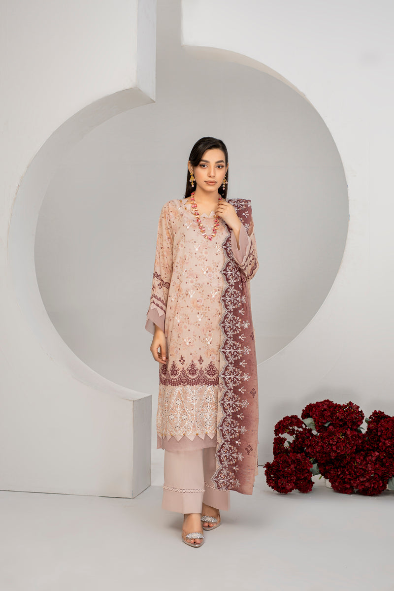 BLOSSOMBREEZE - 3 PC UNSTITCHED