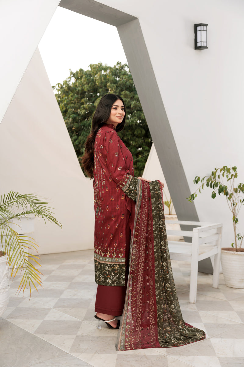 COASTAL   - 3 PC UNSTITCHED