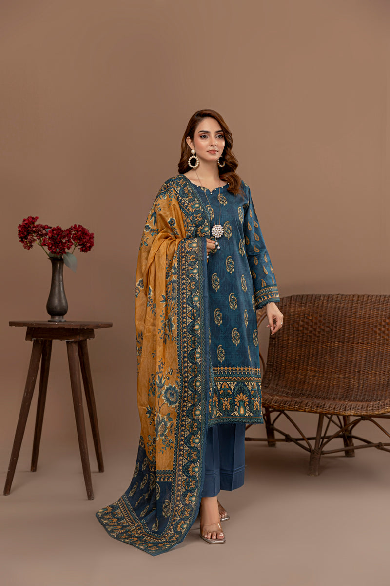 GULNIRA - 3 PC UNSTITCHED