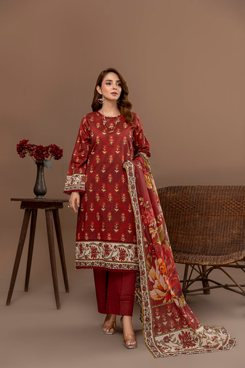 RESHAYA - 3 PC UNSTITCHED