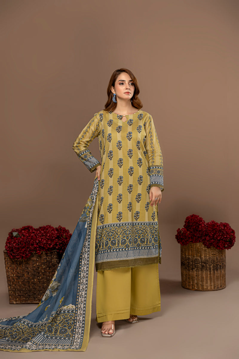 FLORINAH - 3 PC UNSTITCHED