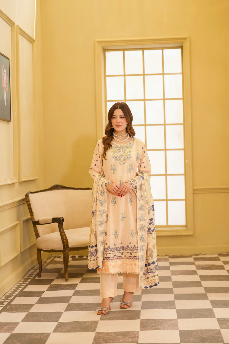 NURAY - 3 PC UNSTITCHED