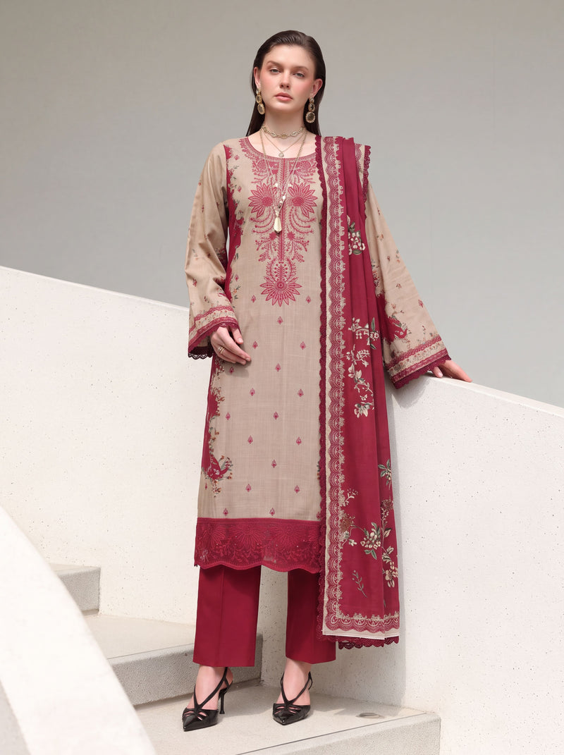 WOOLISH 3 PC UNSTITCHED