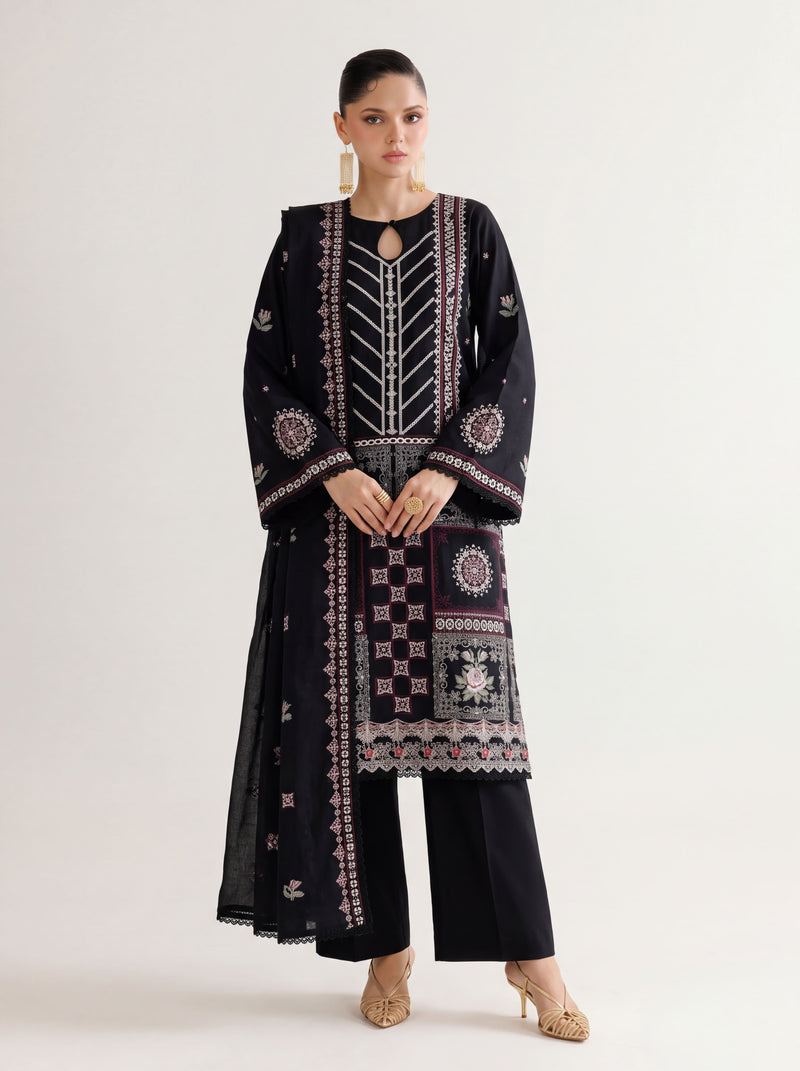 VELVET EMBER 3 PC UNSTITCHED