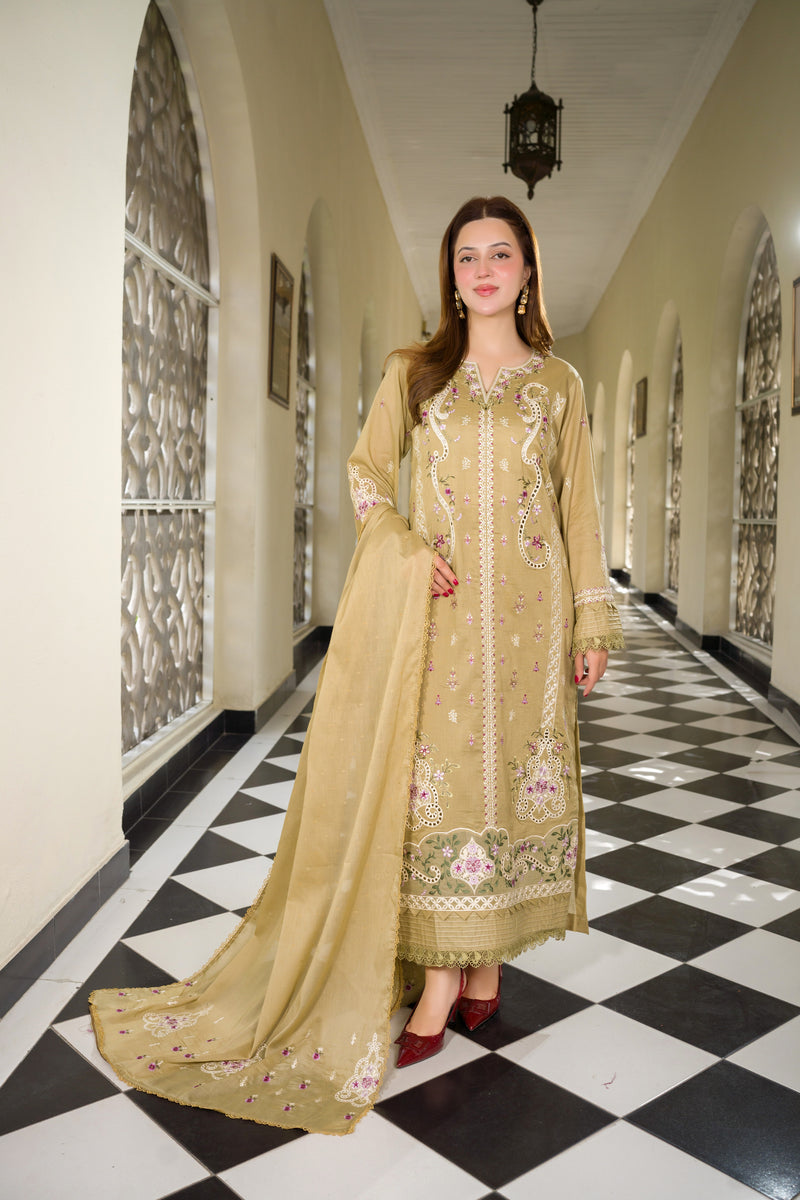 NAQSH - 3 PC UNSTITCHED