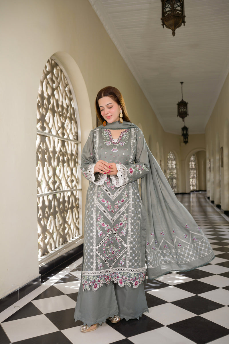 ZARNOOR - 3 PC UNSTITCHED