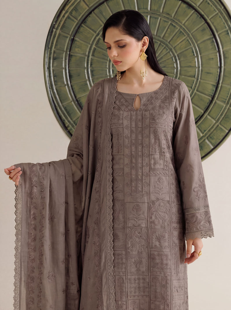 CINNAMON 3 PC UNSTITCHED
