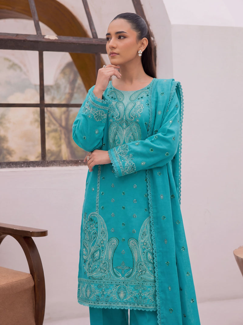 KHWAAB  3 PC UNSTITCHED