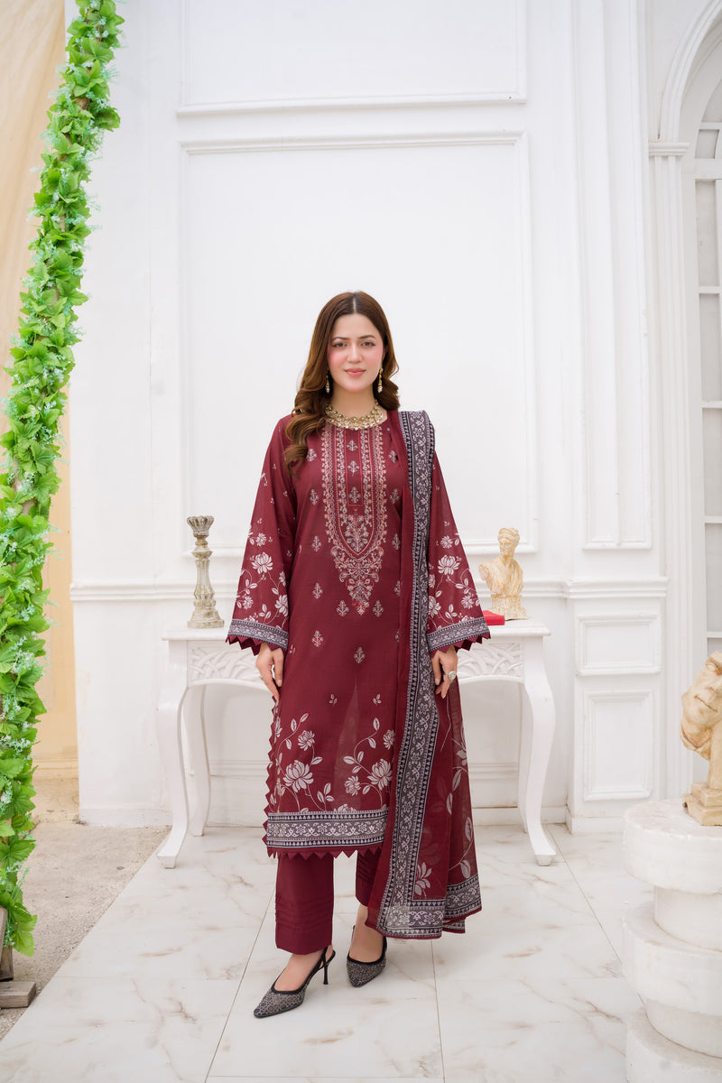 AYLIN - 3 PC UNSTITCHED