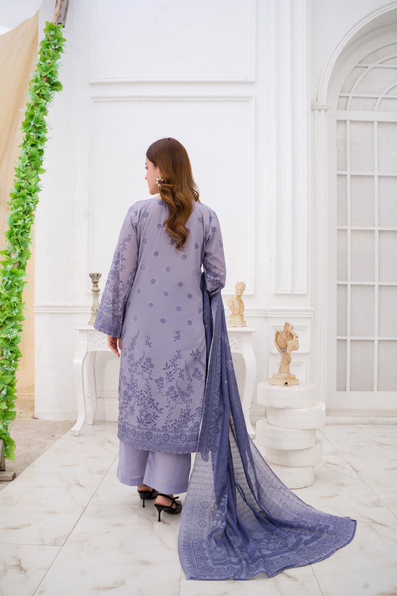 SAMREEN - 3 PC UNSTITCHED