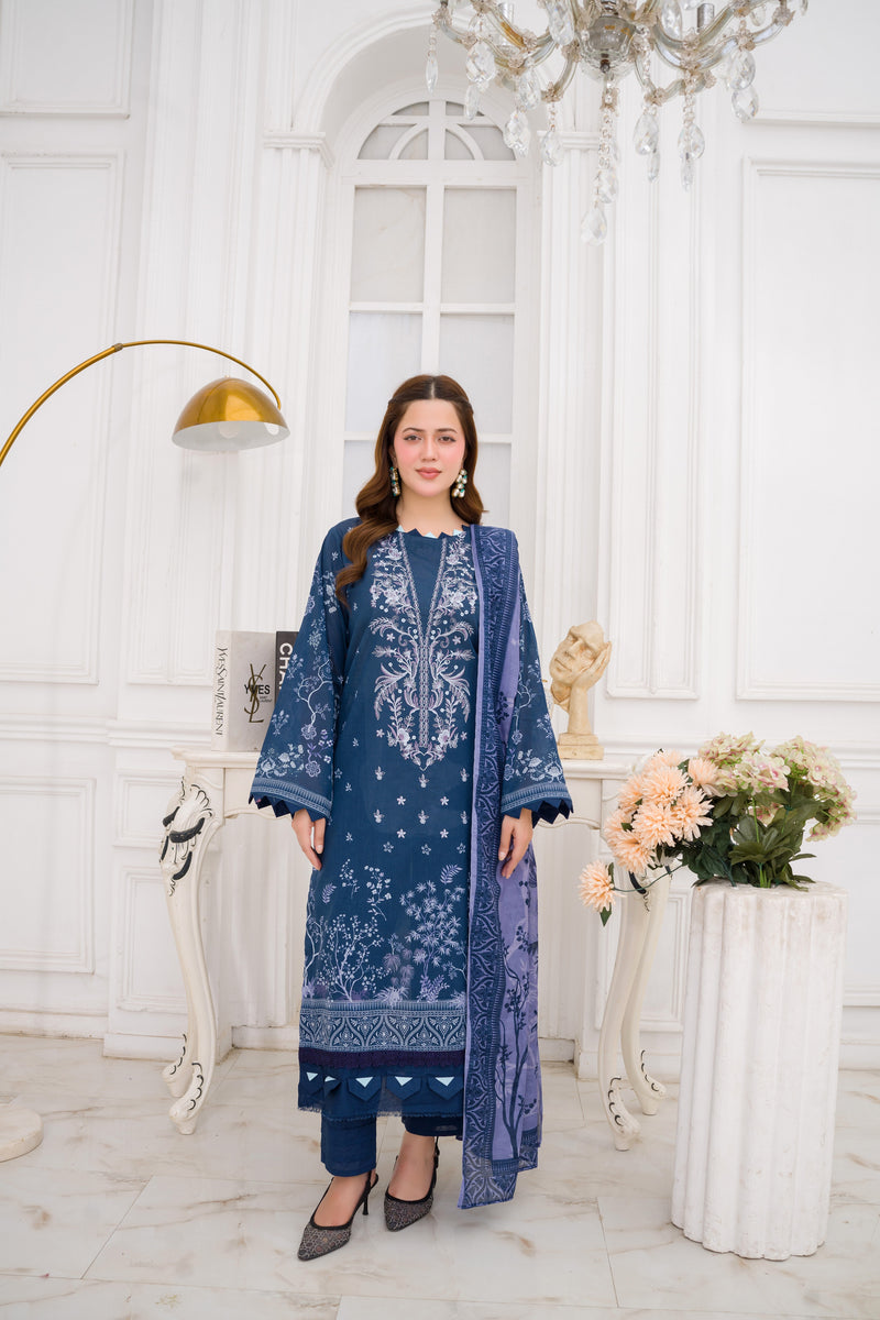 BUSHRA - 3 PC UNSTITCHED