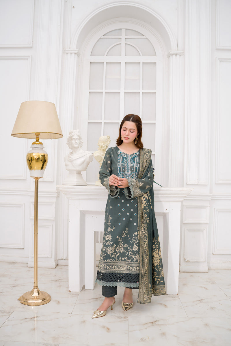 ALISHBA - 3 PC UNSTITCHED