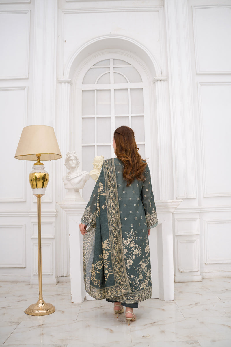 ALISHBA - 3 PC UNSTITCHED