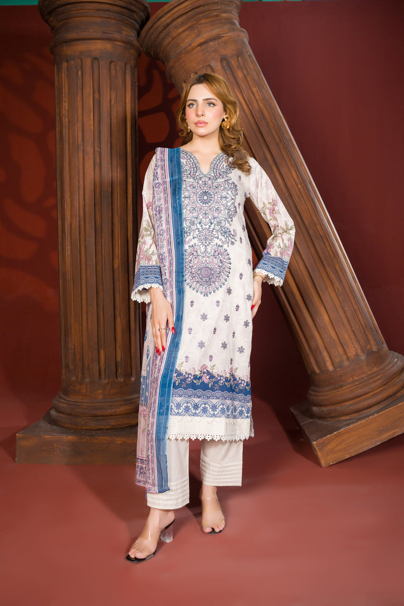 GULRUKH - 3 PC UNSTITCHED