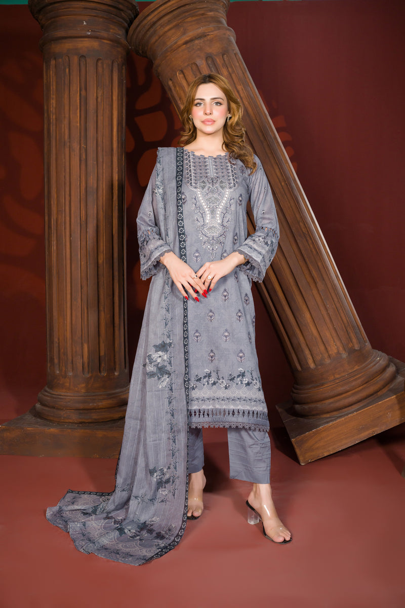 SHANGRILA - 3 PC UNSTITCHED