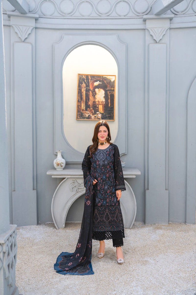 ZEHRA - 3 PC UNSTITCHED