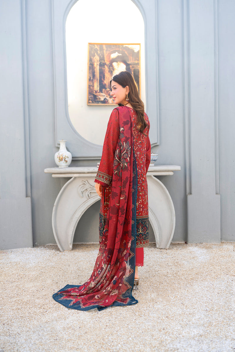 MAHEEN - 3 PC UNSTITCHED