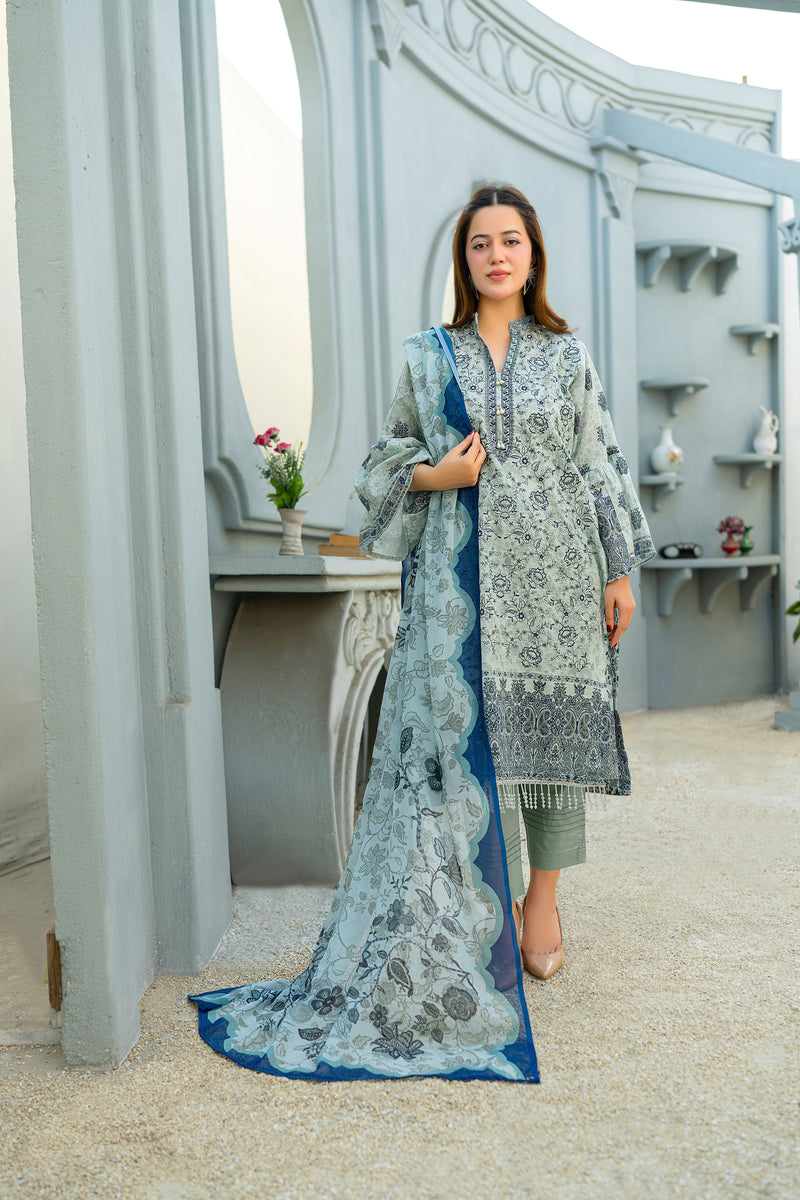 ZUNAIRAH - 3 PC UNSTITCHED