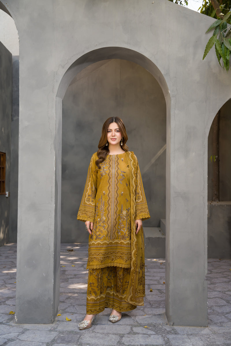 NYRA - 3 PC UNSTITCHED