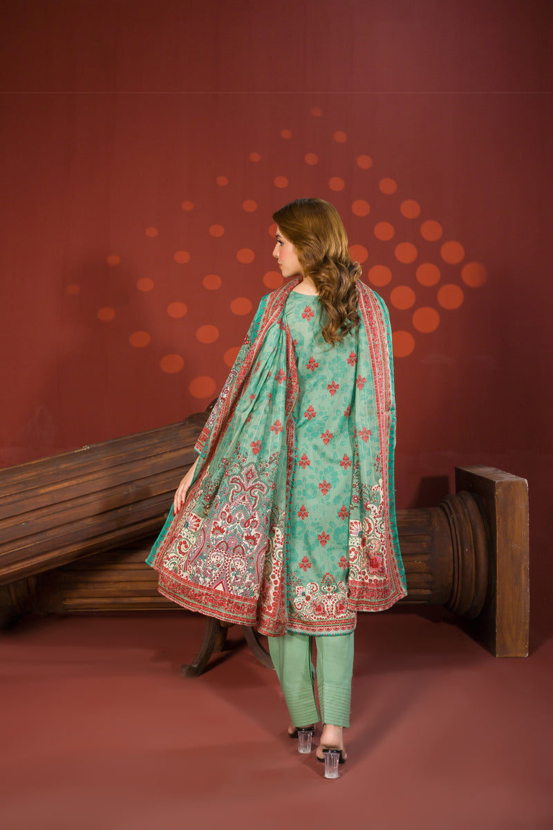 ROSHNAARA - 3 PC UNSTITCHED