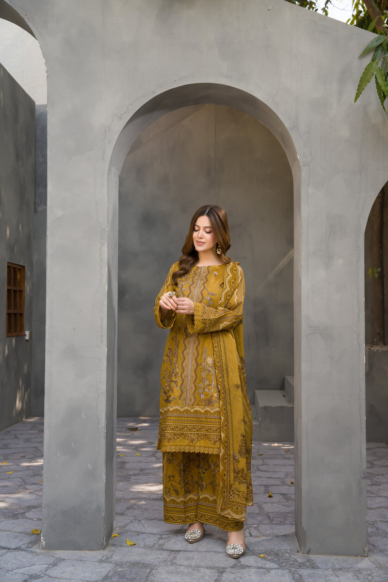 NYRA - 3 PC UNSTITCHED