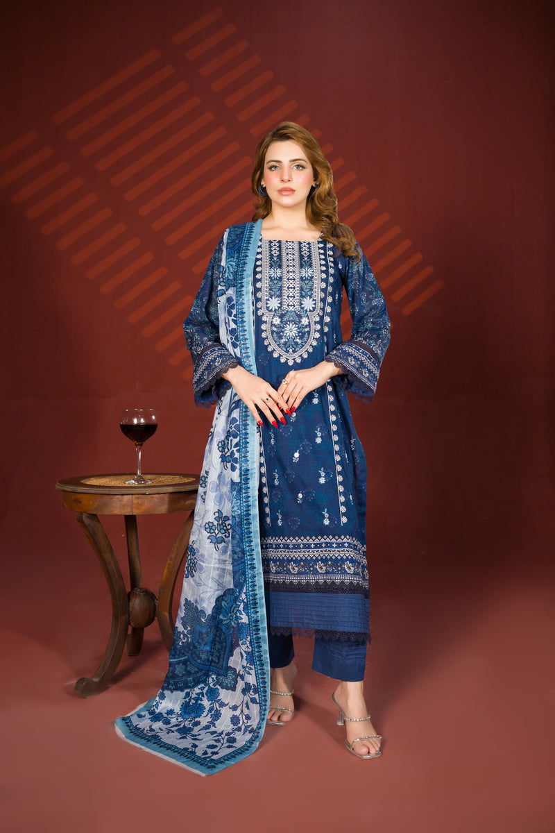 TAABINDAH - 3 PC UNSTITCHED