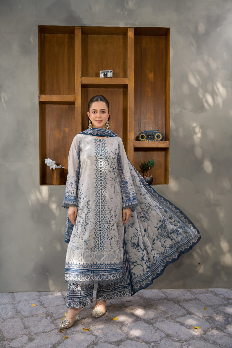 SANA - 3 PC UNSTITCHED