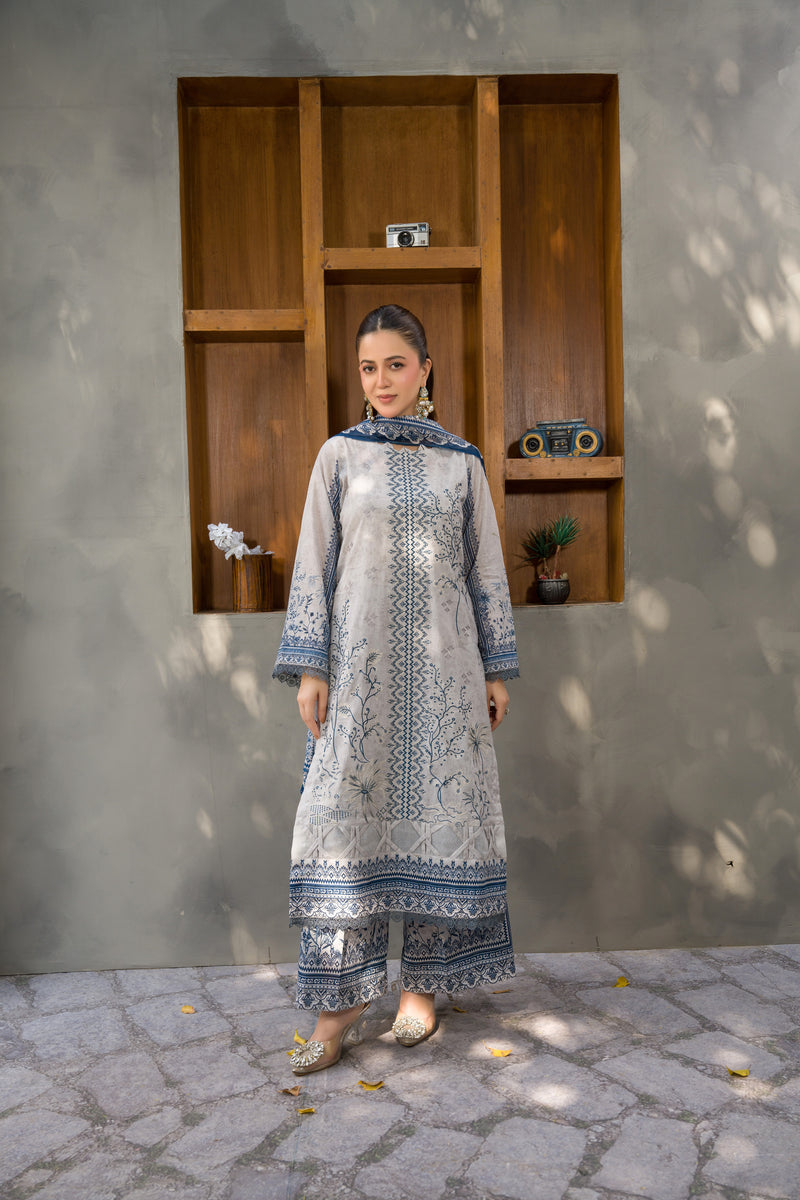 SANA - 3 PC UNSTITCHED