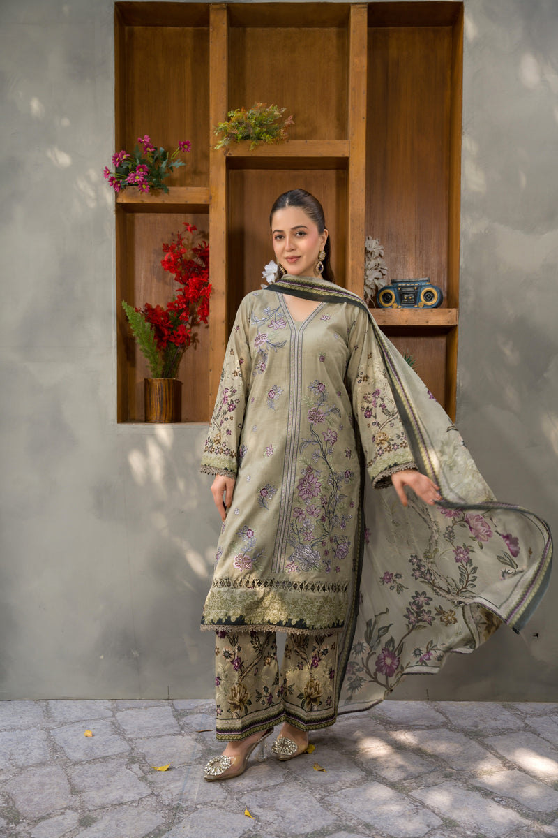 ELINA - 3 PC UNSTITCHED