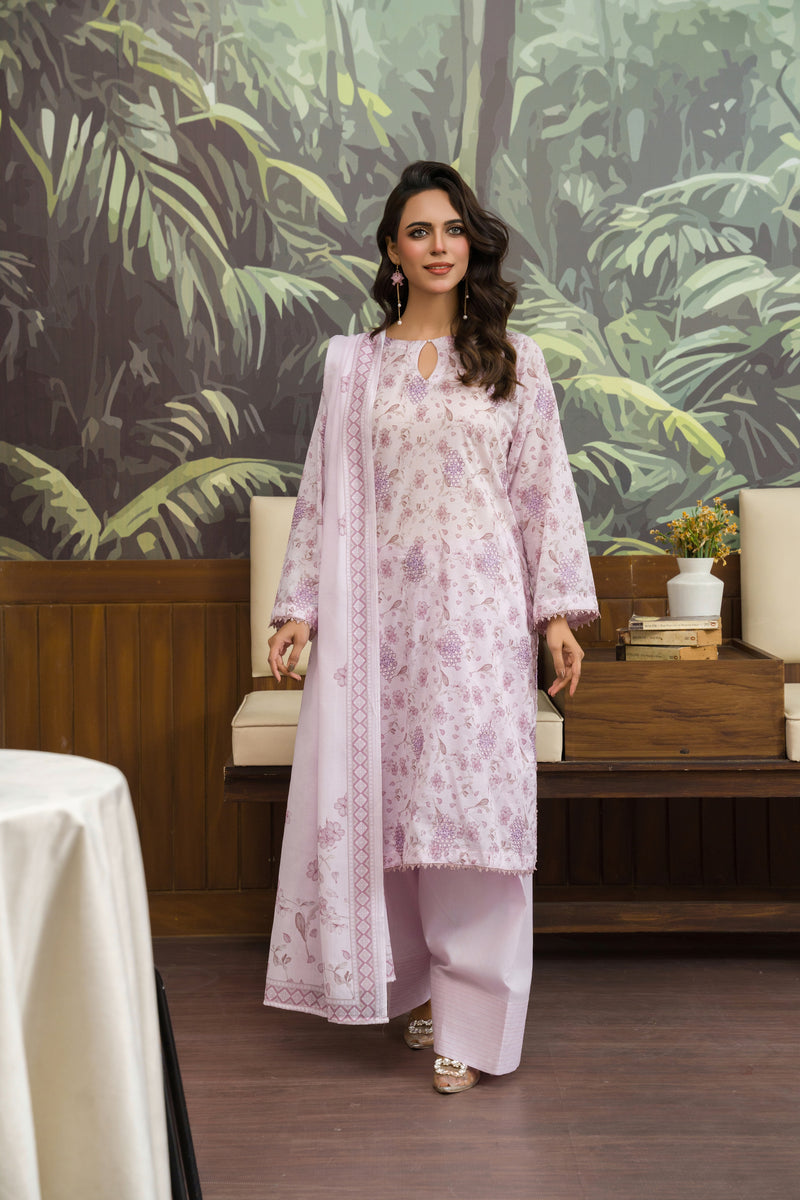 ZIVAH - 3 PC UNSTITCHED