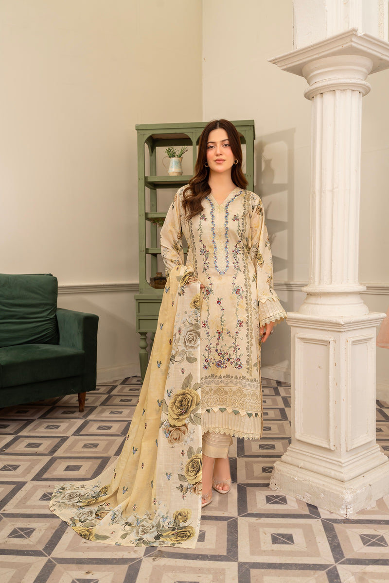 ZAREEN - 3 PC UNSTITCHED