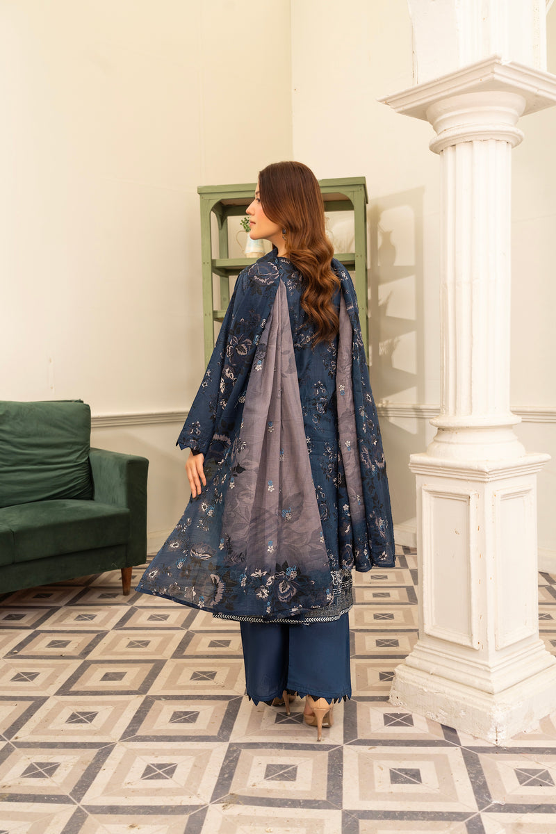 ELARA - 3 PC UNSTITCHED